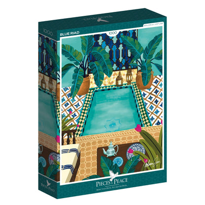 Kék Riad Pieces & Peace 1000 darabos kirakó puzzle (PaP - 0008 3770001400082) - puzzlegarden