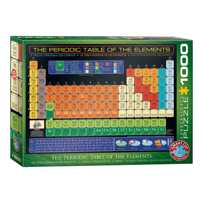 Kémiai elemek periódusos rendszere Eurographics 1000 darabos kirakó puzzle (EUR-6000-1001) - puzzlegarden