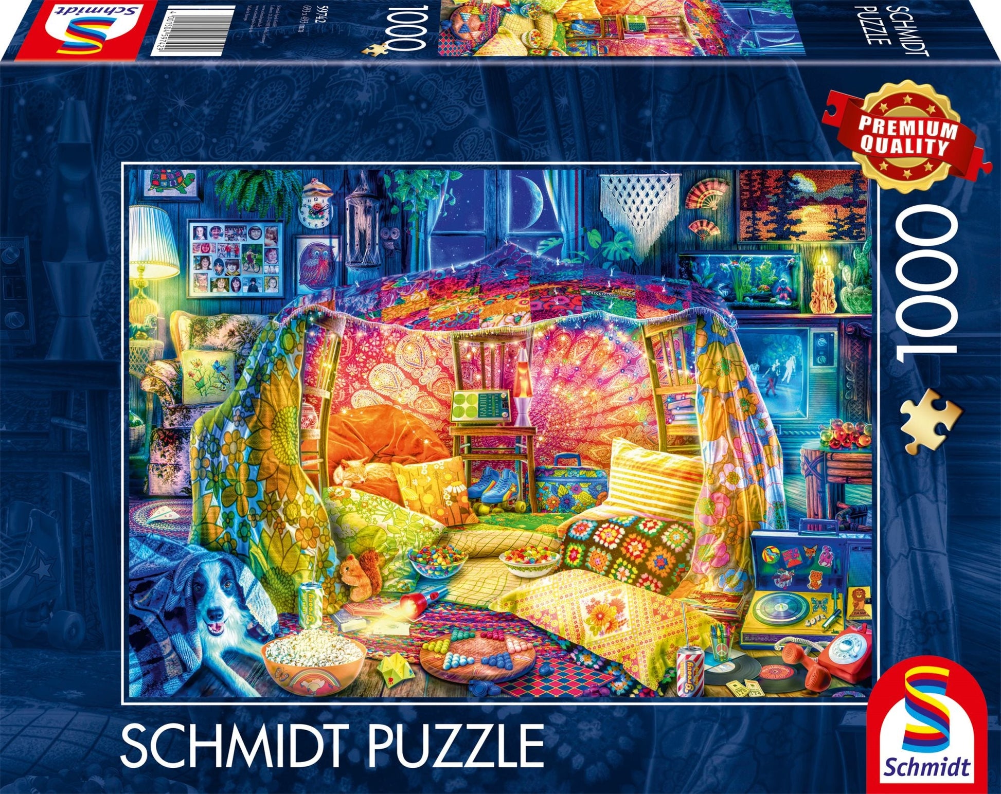 Kényelmes Kuckó Schmidt 1000 darabos kirakó puzzle (SCH-59742 4001504597429) - puzzlegarden