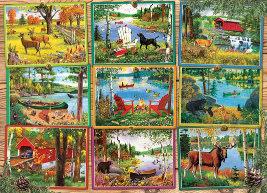 Képeslapok a folyópartról Cobble Hill 1000 darabos kirakó puzzle (CH-40231 625012402316) - puzzlegarden