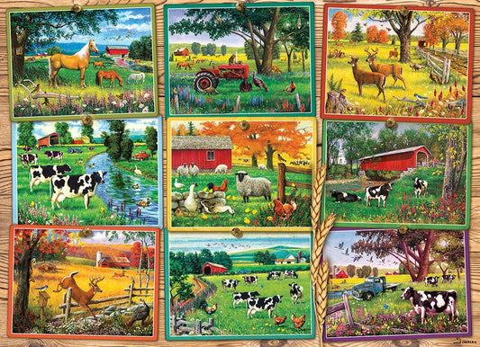 Képeslapok a Tanyáról Cobble Hill 1000 darabos kirakó puzzle (CH - 40014) - puzzlegarden