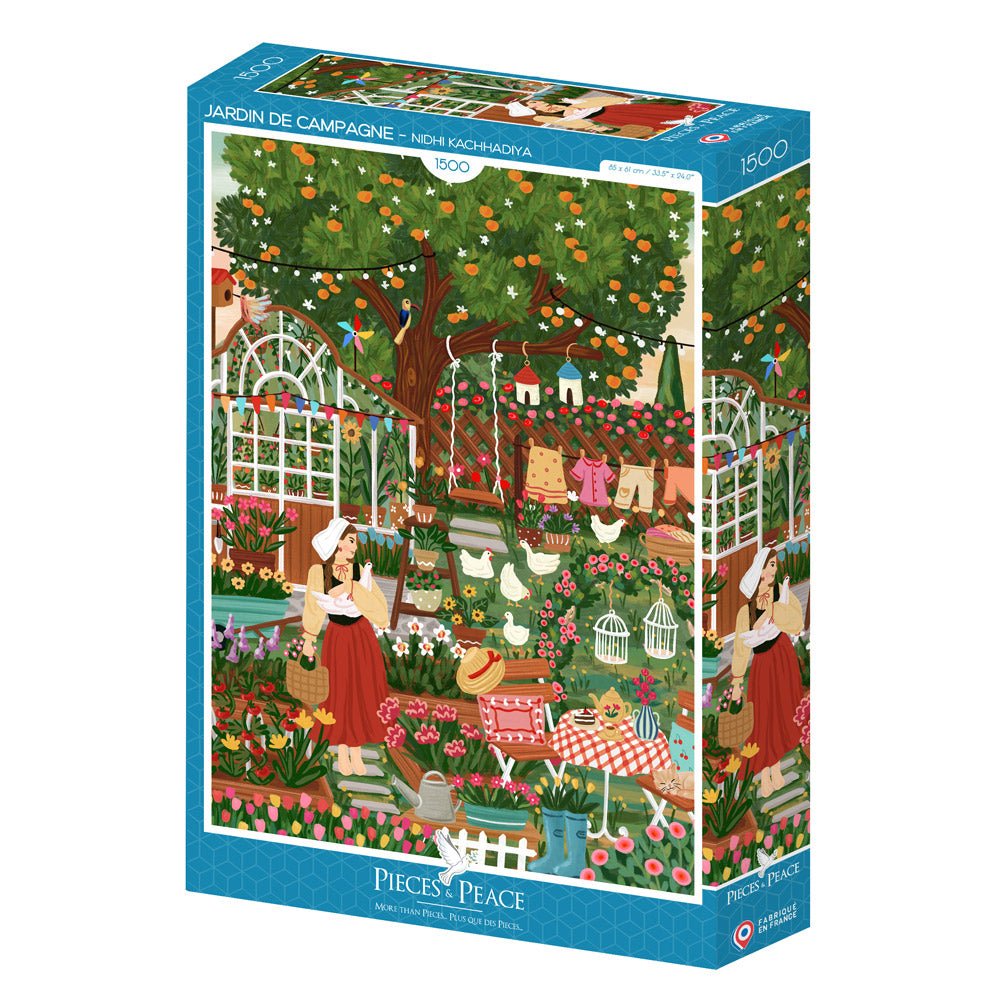 Kert a ház körül Pieces & Peace 1500 darabos kirakó puzzle (PaP-00289) - puzzlegarden