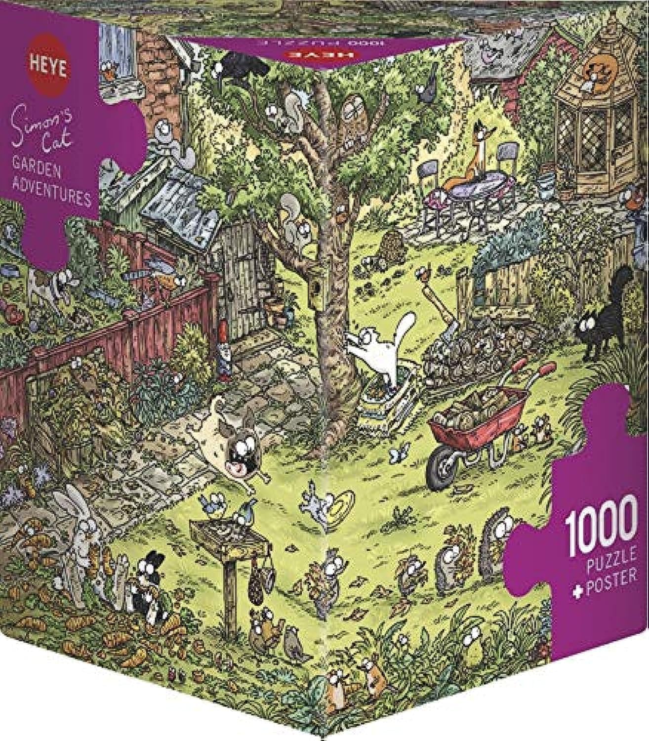 Kerti kalandok HEYE 1000 darabos kirakó puzzle (HE-29933) - puzzlegarden
