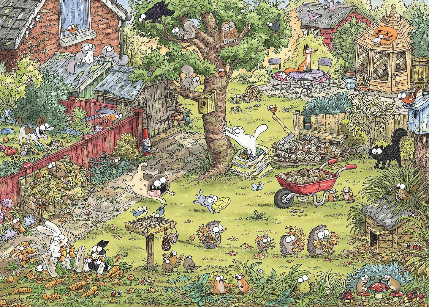 Kerti kalandok HEYE 1000 darabos kirakó puzzle (HE-29933) - puzzlegarden