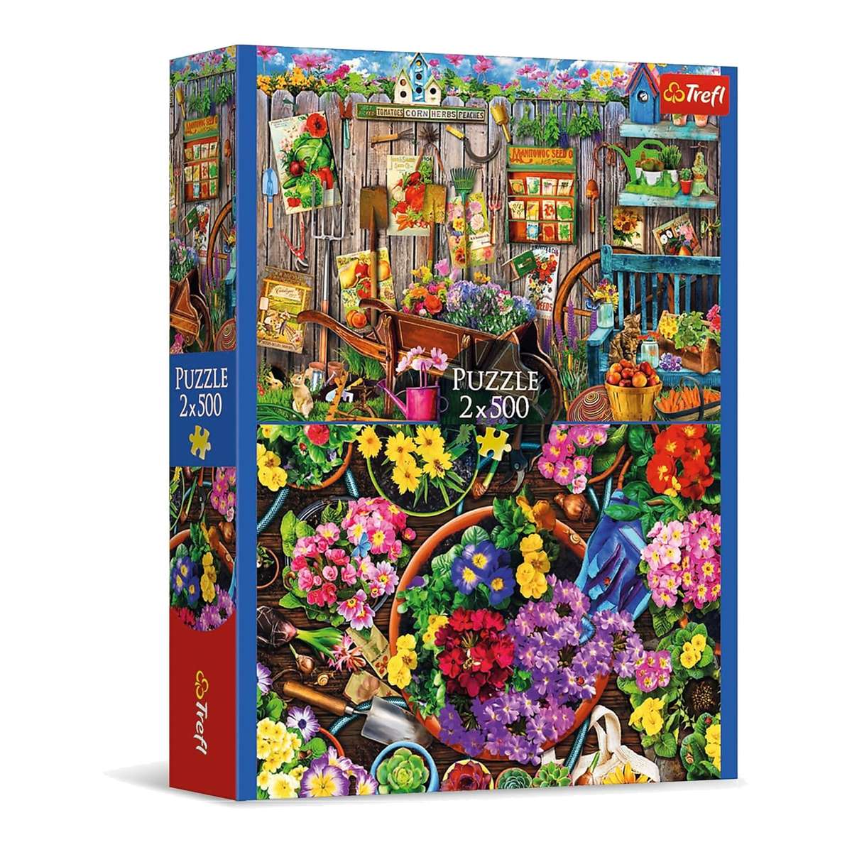 Kerti munka - 2x500 Trefl 500 darabos kirakó puzzle (TR-37529) - puzzlegarden