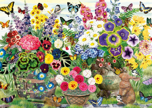 Kerti parti Gibsons 1000 darabos kirakó puzzle (G-G6459) - puzzlegarden