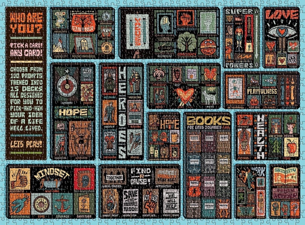 Ki vagy te? Galison 1000 darabos kirakó puzzle (GA-9780735370487) - puzzlegarden