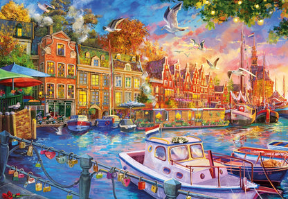 Kikötői tükröződések Gibsons 500 darabos kirakó puzzle (G-G3174) - puzzlegarden