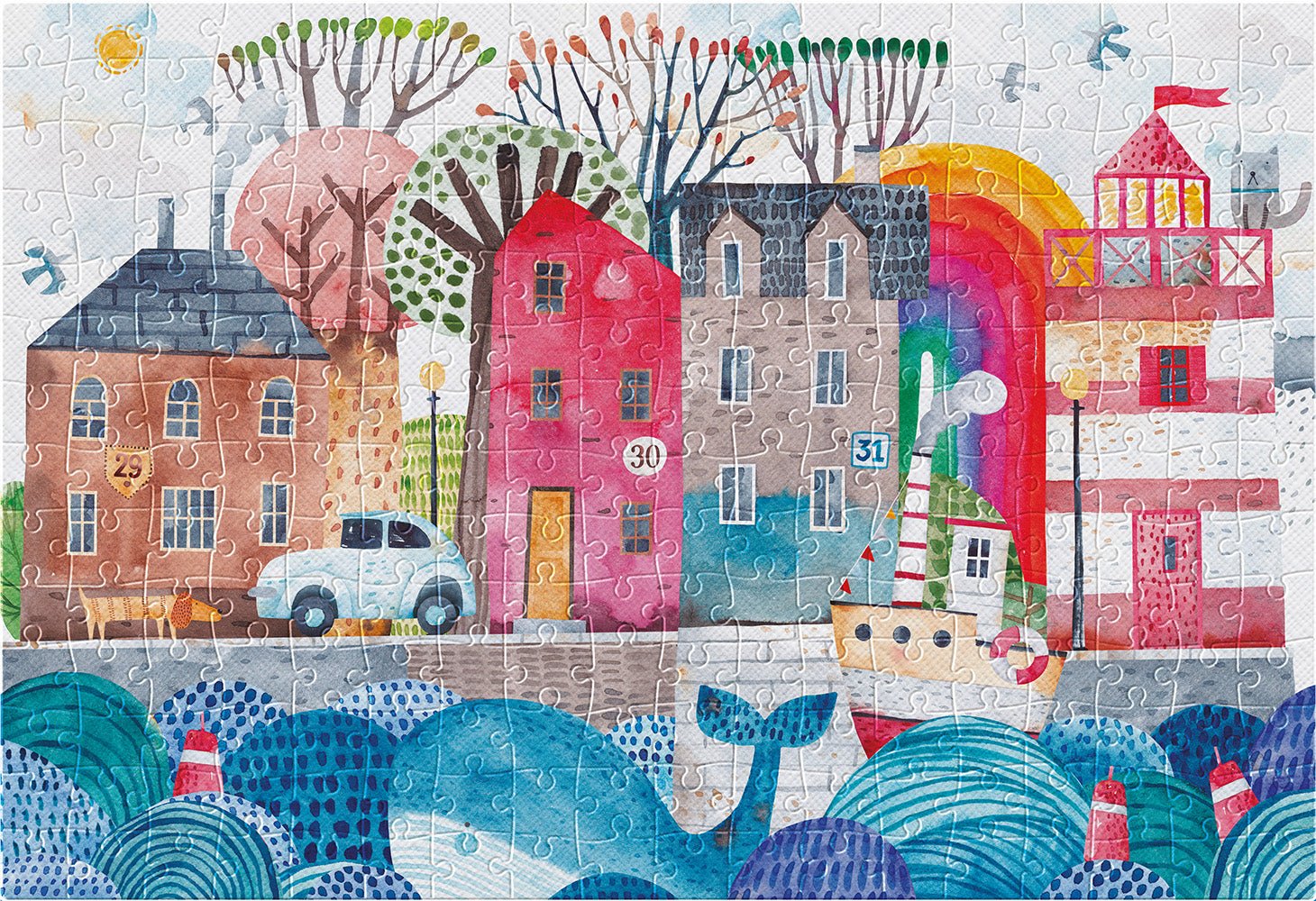 Kikötő Interdruk 250 darabos kirakó puzzle (ID-PUZ250KM) - puzzlegarden