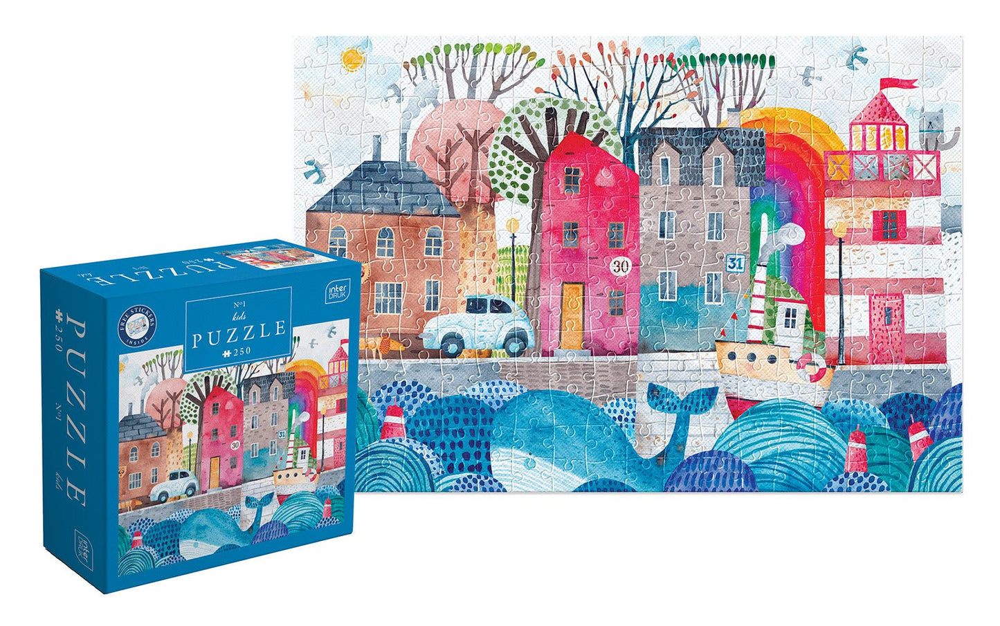 Kikötő Interdruk 250 darabos kirakó puzzle (ID-PUZ250KM) - puzzlegarden