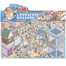 Kikötőváros - matricajelenet Simno 1 darabos kirakó puzzle (SN-6941776326212) - puzzlegarden
