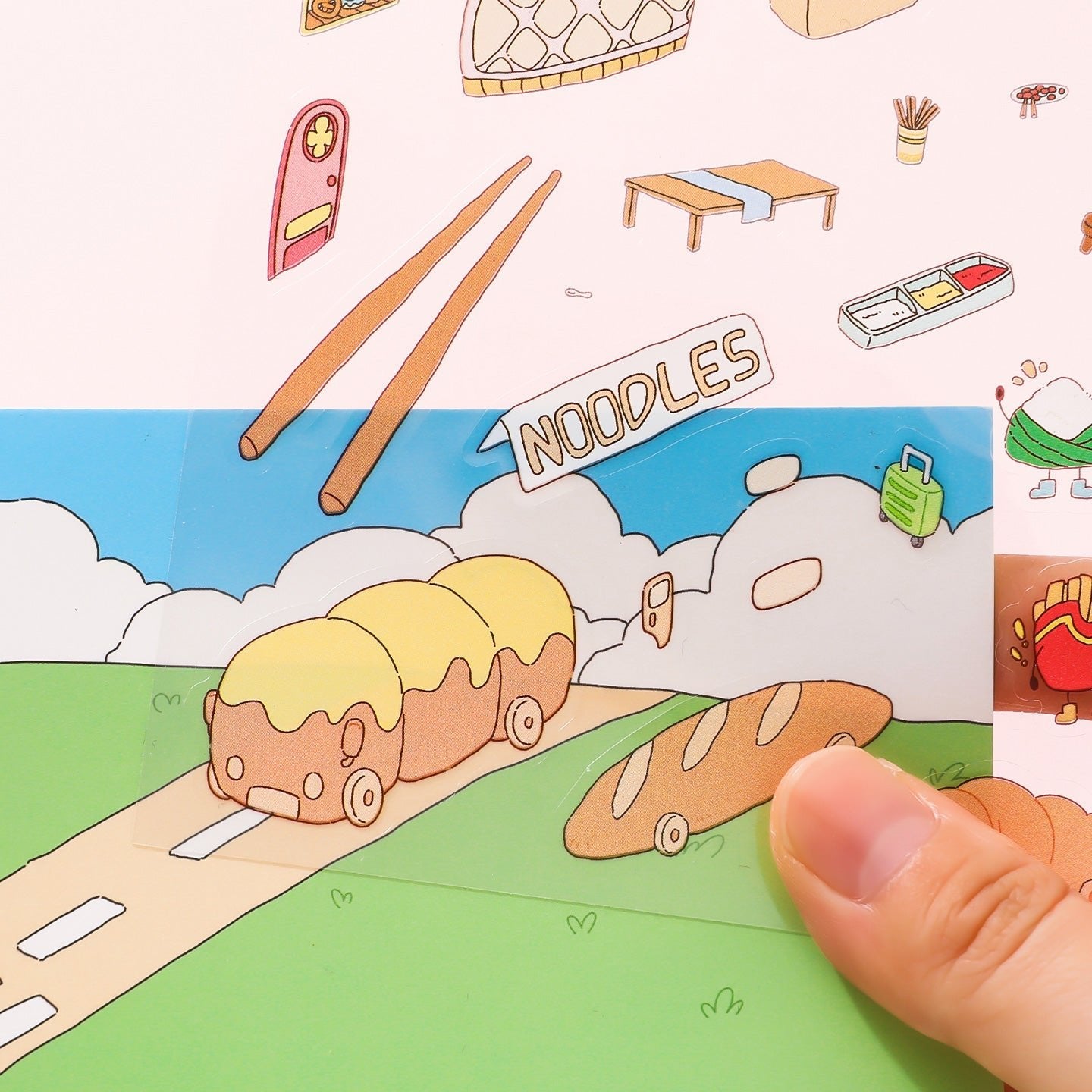 Kikötőváros - matricajelenet Simno 1 darabos kirakó puzzle (SN-6941776326212) - puzzlegarden