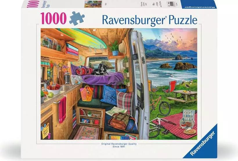 Kilátás a Lakóautóból Ravensburger 1000 darabos kirakó puzzle (RA-12000491) - puzzlegarden