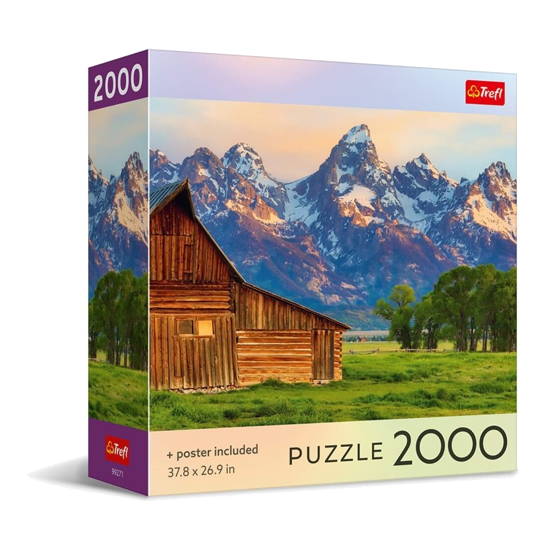 Kilátás a Teton-hegységre Trefl 2000 darabos kirakó puzzle (TR-USA_99271) - puzzlegarden
