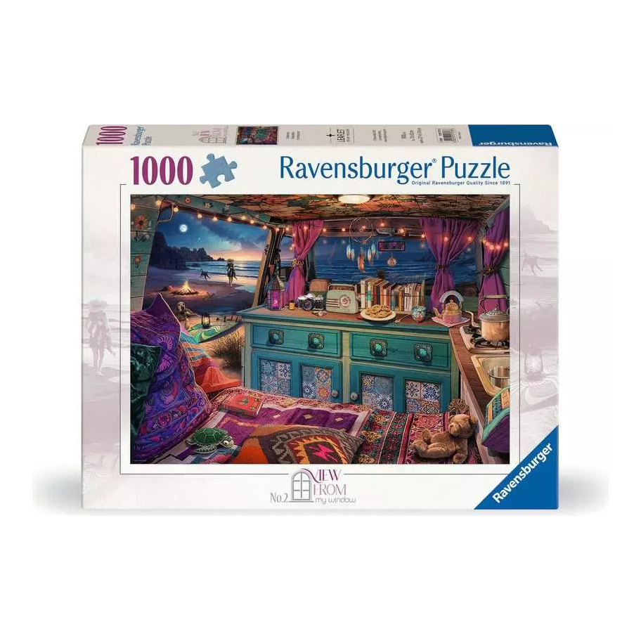 Kilátás az ablakomból 2. – Lakóautó Ravensburger 1000 darabos kirakó puzzle (RA-12001757) - puzzlegarden