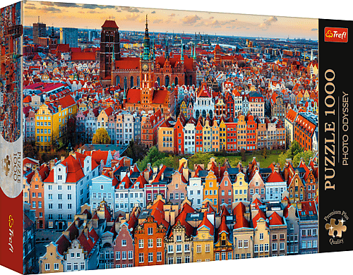 Kilátás Gdańskra, Lengyelország Trefl 1000 darabos kirakó puzzle (TR - 10856 5900511108569) - puzzlegarden