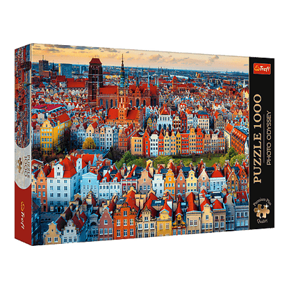 Kilátás Gdańskra, Lengyelország Trefl 1000 darabos kirakó puzzle (TR-10856) - puzzlegarden