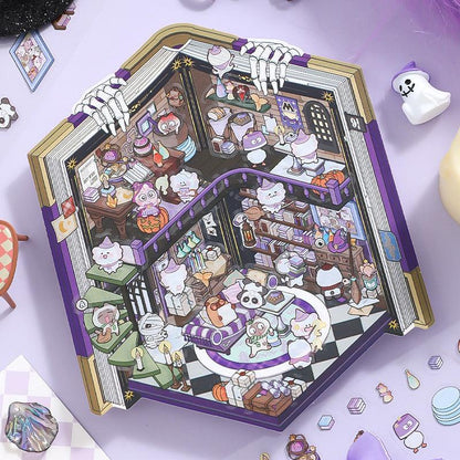 Kincseskönyv - matricajelenet Simno 1 darabos kirakó puzzle (SN-6941776319832) - puzzlegarden