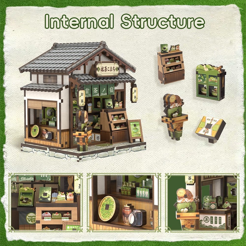 Kiotói matchaház CuteBee 128 darabos kirakó puzzle (CB-CWGA116) - puzzlegarden