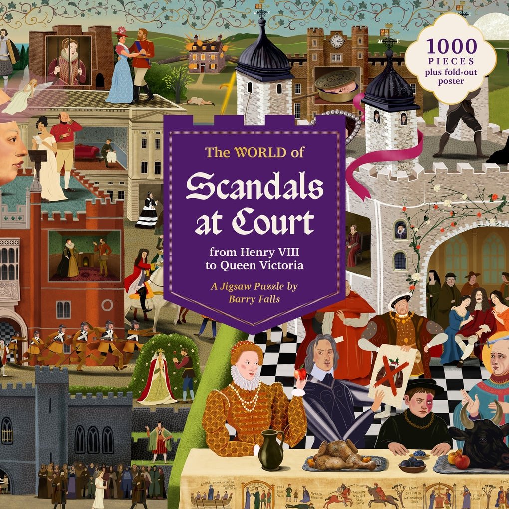 Királyi botrányok világa Laurence King 1000 darabos kirakó puzzle (LK-9781399632829) - puzzlegarden