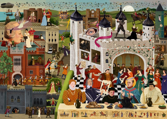Királyi botrányok világa Laurence King 1000 darabos kirakó puzzle (LK-9781399632829) - puzzlegarden