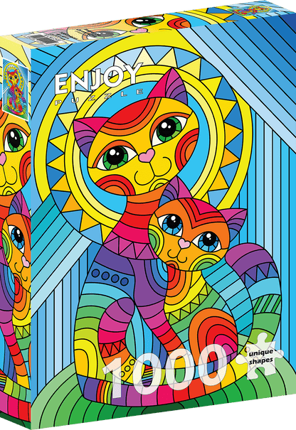 Kiscica és Anyukája Enjoy 1000 darabos kirakó puzzle (EN - 2122) - puzzlegarden