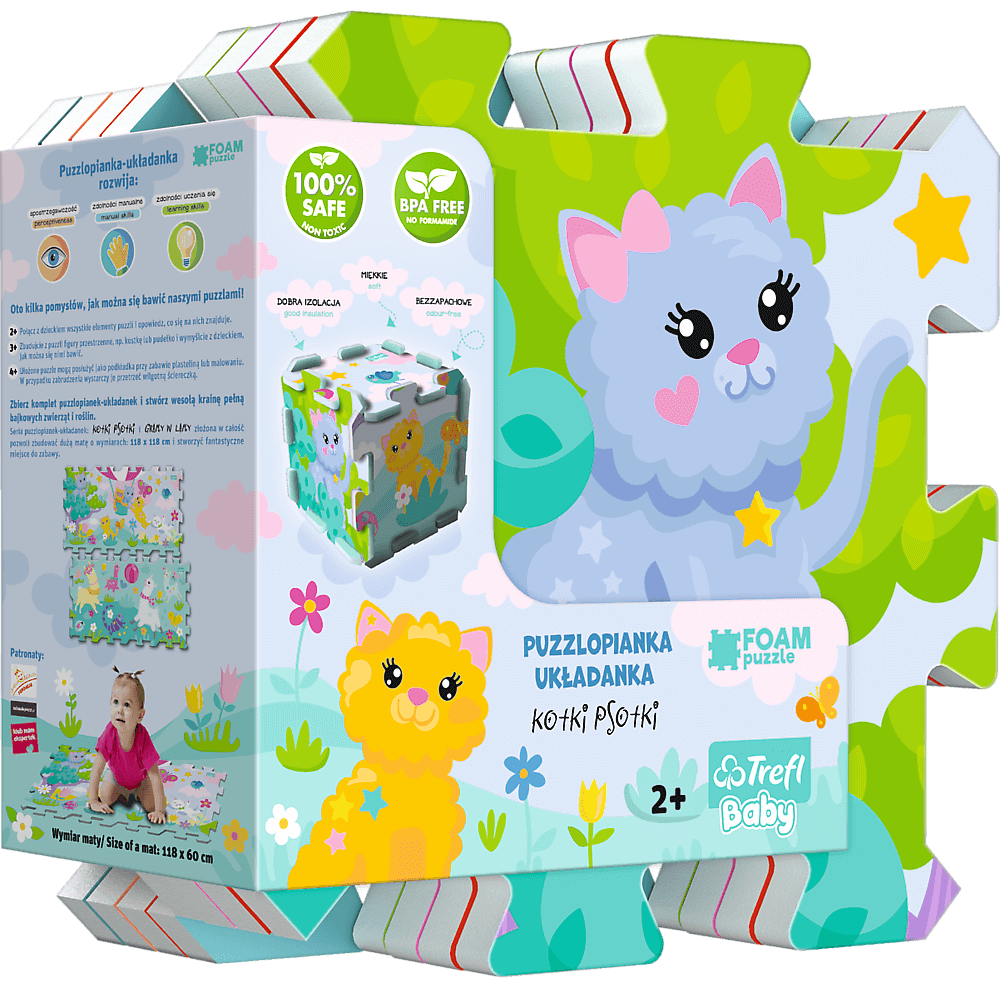 Kiscicák Trefl 8 darabos kirakó puzzle (TR - 61262) - puzzlegarden