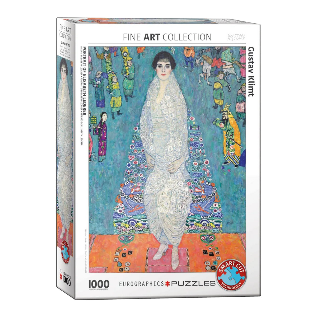 Klimt – Elisabeth Lederer portréja Eurographics 1000 darabos kirakó puzzle (EUR-6000-6208) - puzzlegarden
