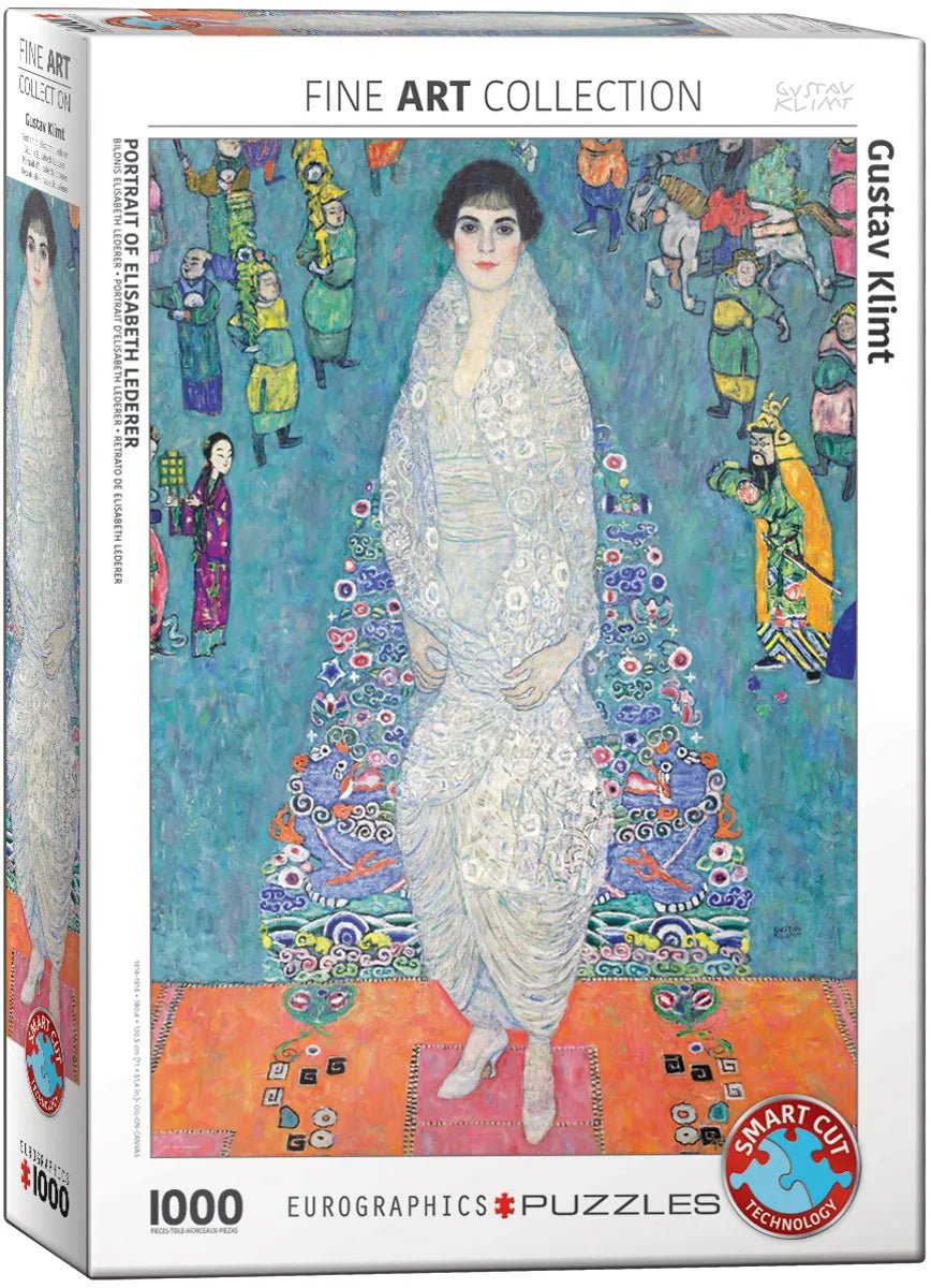 Klimt – Elisabeth Lederer portréja Eurographics 1000 darabos kirakó puzzle (EUR-6000-6208) - puzzlegarden