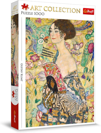 Klimt - Hölgy legyezővel Trefl 1000 darabos kirakó puzzle (TR - 10925 5900511109252) - puzzlegarden