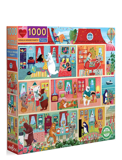 Koala házibuli Eeboo 1000 darabos kirakó puzzle (EB-EPZTKOP) - puzzlegarden