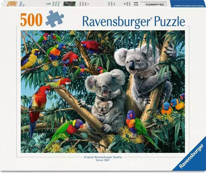 Koalák a fán Ravensburger 500 darabos kirakó puzzle (RA-12000206) - puzzlegarden