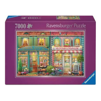 Könyvesbolt és pékség Ravensburger 7000 darabos kirakó puzzle (RA-12001918) - puzzlegarden