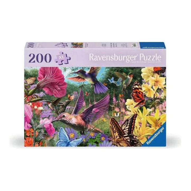 Kolibrik és pillangók Ravensburger 200 darabos kirakó puzzle (RA-12001369) - puzzlegarden