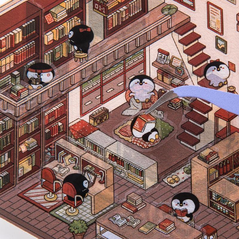 Könyvesbolt - matricajelenet Simno 1 darabos kirakó puzzle (SN-6941776312512) - puzzlegarden