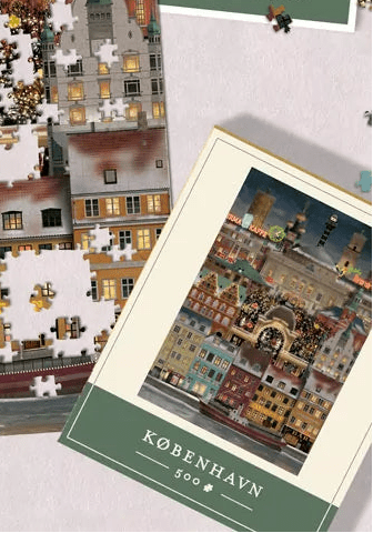 Koppenhága karácsonykor Martin Schwartz 500 darabos kirakó puzzle (MS-MS0616) - puzzlegarden