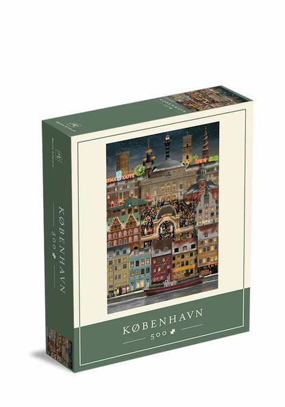 Koppenhága karácsonykor Martin Schwartz 500 darabos kirakó puzzle (MS-MS0616) - puzzlegarden