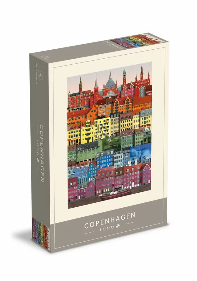 Koppenhága szivárvány Martin Schwartz 1000 darabos kirakó puzzle (MS-MS1613-1) - puzzlegarden