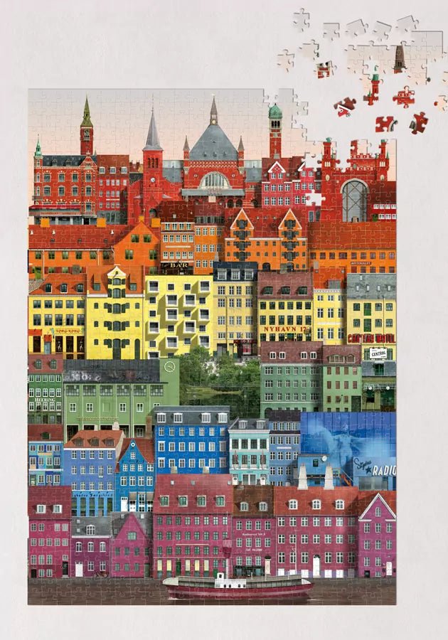 Koppenhága szivárvány Martin Schwartz 1000 darabos kirakó puzzle (MS-MS1613-1) - puzzlegarden