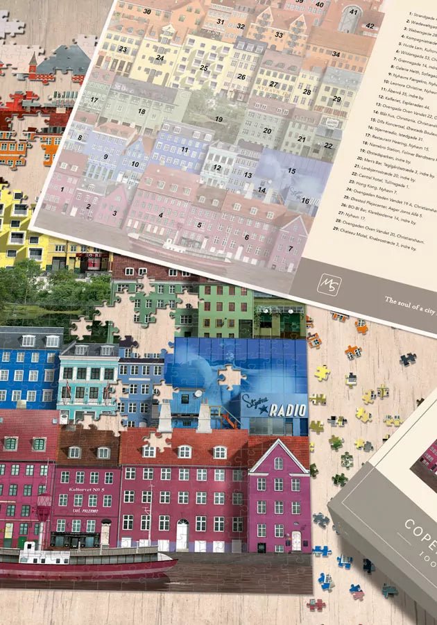 Koppenhága szivárvány Martin Schwartz 1000 darabos kirakó puzzle (MS-MS1613-1) - puzzlegarden
