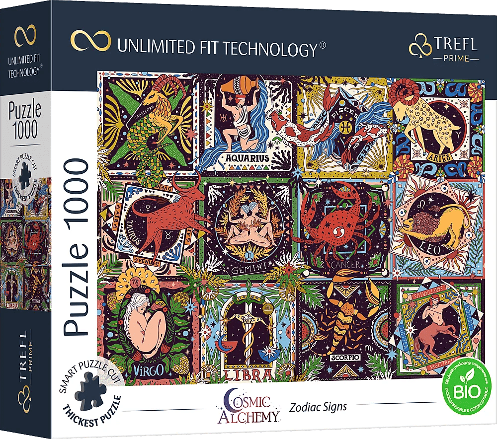 Kozmikus Alkímia - Csillagjegyek Trefl Prime 1000 darabos kirakó puzzle (TR-10752 5900511107524) - puzzlegarden