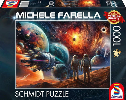 Kozmikus Színek: Utazás az Űrbe Schmidt Spiele 1000 darabos kirakó puzzle (SCH-58536) - puzzlegarden