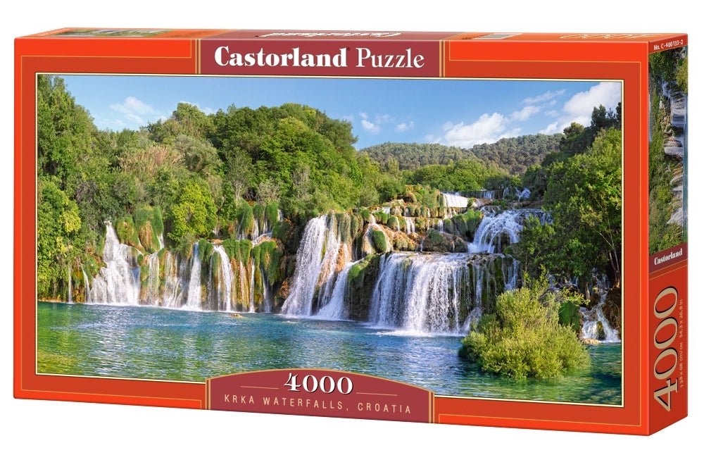 Krka Vízesés, Horvátország Castorland 4000 darabos kirakó puzzle (C-400133 5904438400133) - puzzlegarden