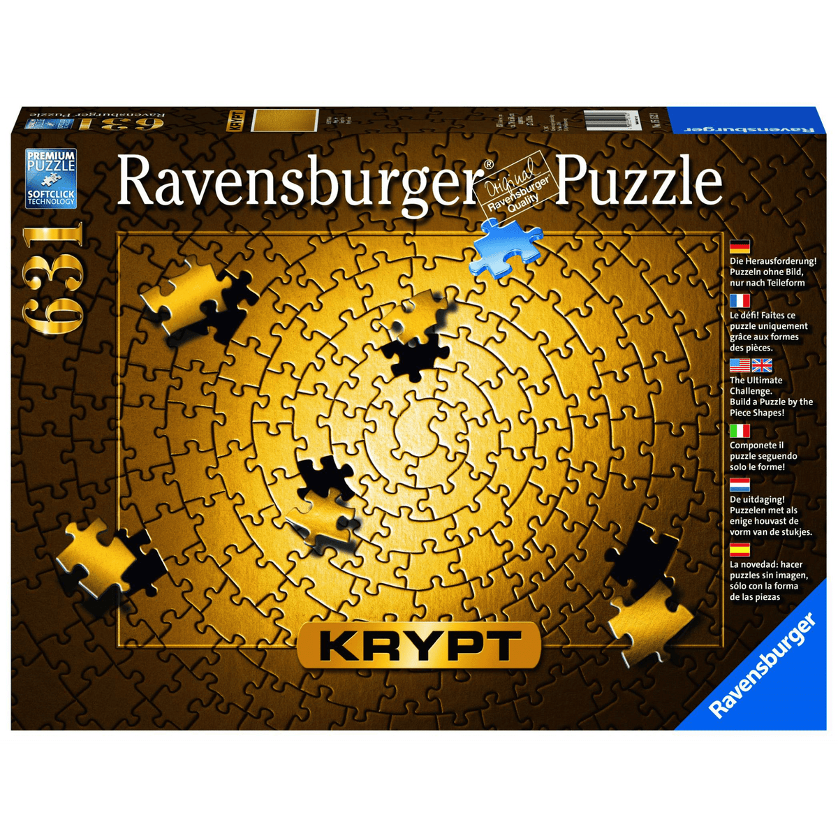 Krypt - Arany Ravensburger 631 darabos kirakó puzzle (RA-15152) - puzzlegarden