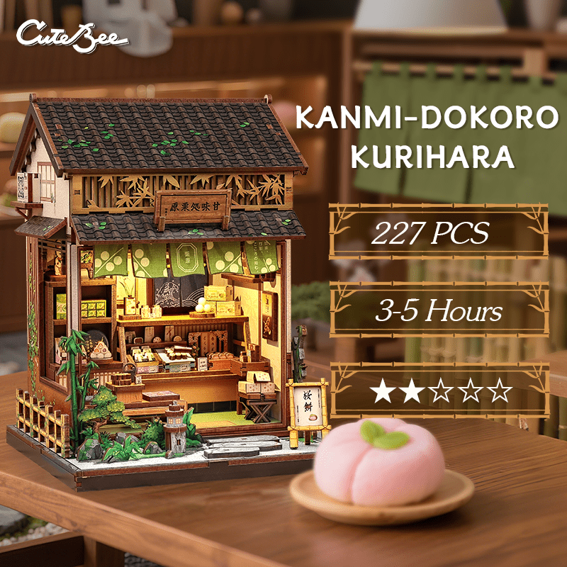 Kurihara édességháza CuteBee 227 darabos kirakó puzzle (CB-CWGC218) - puzzlegarden