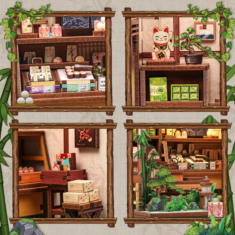 Kurihara édességháza CuteBee 227 darabos kirakó puzzle (CB-CWGC218) - puzzlegarden