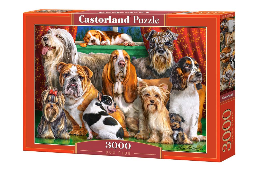 Kutya klub Castorland 3000 darabos kirakó puzzle (C-300501 5904438300501) - puzzlegarden