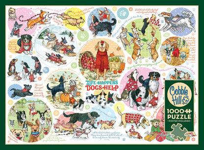 Kutyagondolatok Cobble Hill 1000 darabos kirakó puzzle (CH-40336) - puzzlegarden