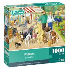 Kutyasétáltatás Falcon 1000 darabos kirakó puzzle (JU-1110500134) - puzzlegarden
