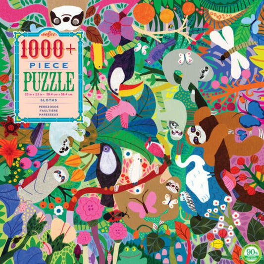 Lajhárok Eeboo 1000 darabos kirakó puzzle (EB-PZTSLO 689196508080) - puzzlegarden
